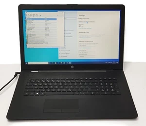 HP  17 Windows 10 Pro AMD A9 Notebook DVD-RW 256GB 8GB Radeon R5 Laptop 17,3" - Afbeelding 1 van 16