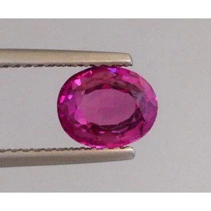 Natürlicher Saphir lose Edelstein 1,62 Karat rosa Saphir ovale Form Ringherstellung - Bild 1 von 4