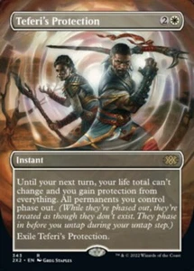 MTG TEFERI's PROTECTION 343 FOIL EXC - PROTEZIONE DI TEFERI - 2X2 X - MAGIC - Imagen 1 de 1