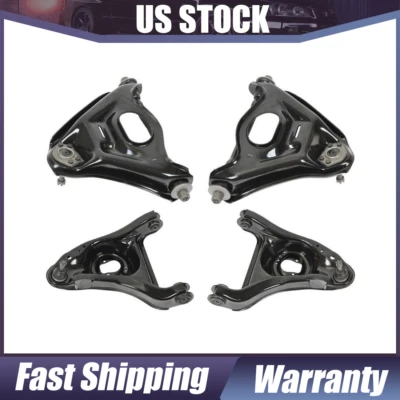 4PCS Front Control Arm & Ball Joint Set Fits 1977-1996 Chevrolet Caprice_PR - Image 1 of 4