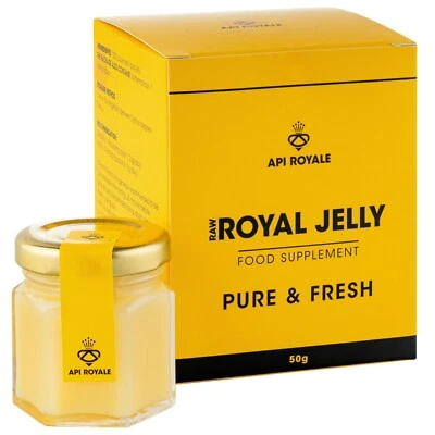 FRESH ROYAL JELLY 50G – API ROYALE- Premium Nutritional Supplement