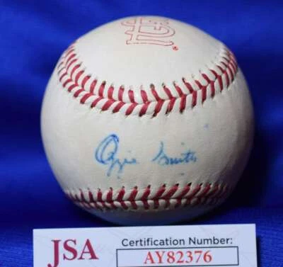 Ozzie Smith JSA COA Autograph St. Louis Baseball Signed - Image 1 of 2