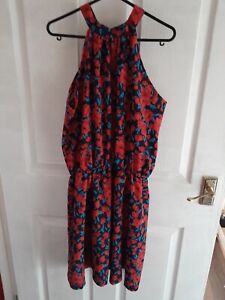 **SHEIN** Red Floral Dress Size M (10/12)