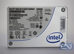 *Low Hours Intel DC P4501 500GB SSDPE7KX500G7K (3DWPD) U.2 NVMe PCIe 3.1 x4 2.5" - Picture 1 of 2