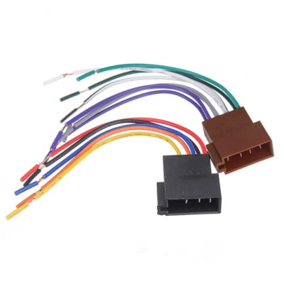 Conector adaptador arnés de cables ISO radio enchufe hembra estéreo para automóvil 12V  Foto 1 de 4