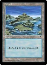 Island (Inlet) Tempest Light Play LP MTG Magic the Gathering DNA GAMES