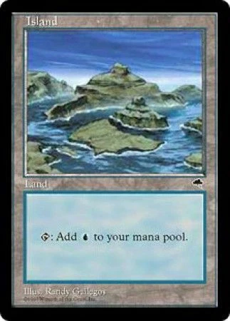 Island (Inlet) Tempest Light Play LP MTG Magic the Gathering DNA GAMES - Image 1 of 1