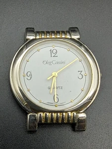 OLEG CASSINI Quartz Watch For PARTS OR REPAIR Miyota Japan Movement One Jewel - Picture 1 of 11
