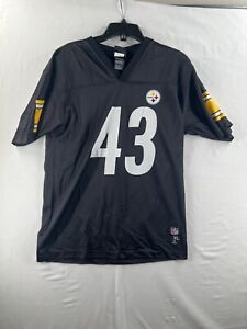 Reebok Pittsburgh Steelers #43 Troy Polamalu Football Jersey Extra Large 18-20