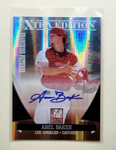 Abel Baker – 2011 Elite Extra (Franchise Autograph) Baseball Card - #5 – 375/398