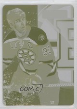 2013-14 Panini Playbook Printing Plate Yellow 1/1 Zdeno Chara #7 k4s