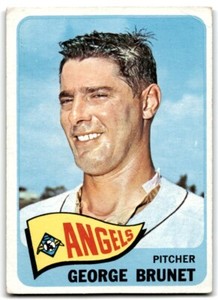 1965 Topps George Brunet Baseball Cards #242