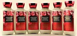 QTY 6 Bath & Body Works JAPANESE CHERRY BLOSSOM Body Lotion Moisturizer Cream 8z - Picture 1 of 2