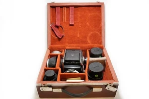 Kit Kamera Analog Rolleiflex SL66 Mit Objektive Und Zubehör Und Koffer - Bild 1 von 6