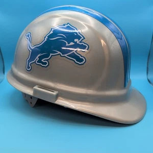 Detroit Lions Omega 2 Marken Hardhat Helm Logo NFL gebraucht guter Zustand - Bild 1 von 17