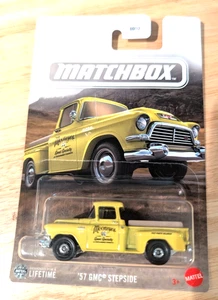 MATCHBOX 2025 1957 GMC stepside truck #2- yellow/mooneyes/new - Picture 1 of 6