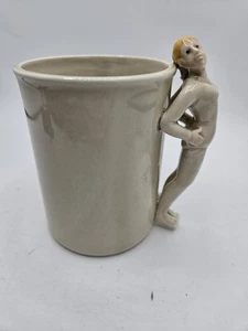 Vintage Unique Enesco E-1025 1978 Woman Acrobat Coffee Mug Cup Rare Find - Picture 1 of 8