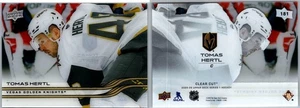 25-26 UPPER DECK CLEAR CUT - TOMAS HERTL #181 VEGAS GOLDEN KNIGHTS - Picture 1 of 1