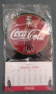 Coca Cola Calendar Mini 2000 Magnet with protective sleeve - Picture 1 of 4