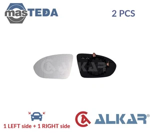 6431459 REAR VIEW MIRROR GLASS PAIR LHD ONLY ALKAR 2PCS NEW OE REPLACEMENT - Picture 1 of 5