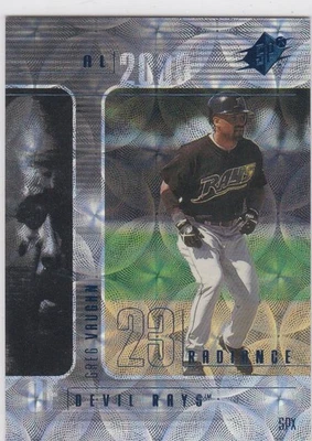 Greg Vaughn 2000 cubierta superior SPx RADIANCE #34 TAMPA BAY RAYS/100 ¡SÚPER RARO! Foto 1 de 2