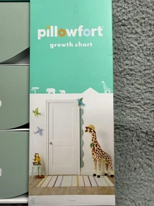 Pillowfort Kids Growth Chart Wall Decor Safari Giraffe Measures Up To 6 Feet - Picture 1 of 4