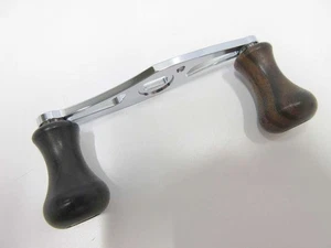 Abu Ambassador Knob Shaft Spacing 65mm Wooden Handle Used - Picture 1 of 5