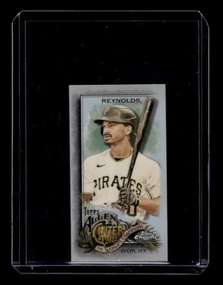 2022 Topps Allen & Ginter Chrome Mini Bryan Reynolds #217  Pittsburgh Pirates - Image 1 of 2