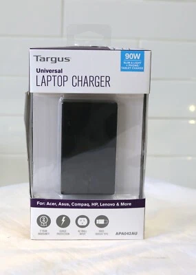 Targus 90 W Compact Laptop Charger with USB Fast Charge Port - image 1 of 4