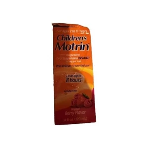 Children's Motrin Ibuprofen, Berry Flavor, Alcohol Free, Exp 02/2027, 4OZ - Picture 1 of 1
