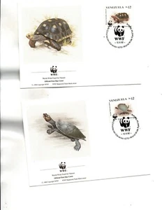 Venezuela WWF FDC set of 4 covers Sc#1471 a to d -Turtles - Picture 1 of 2