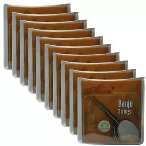 10Sets Alice Banjo Strings Ni-Plated Steel Coated Copper Alloy Wound ADGC AJ04 - Picture 1 of 4