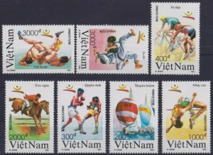 F-EX28666 VIETNAM MNH 1991 BARCELONA OLYMPIC GAMES ATHLETISM BOXING CYCLE FIGHT - Picture 1 of 1