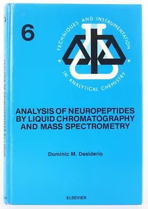 Analysis of Neuropeptides by Liquid Chromatography SIGNED to 1977 Nobel Laureate - Picture 1 of 14