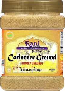 Rani Coriander Ground Powder (Indian Dhania) Spice 14oz (400g)  PET Jar - Picture 1 of 7