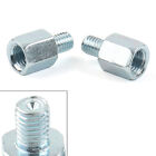 2Pcs Motorcycle Rear View 10Mm To 8Mm Mirror Adapter Bolts Screw