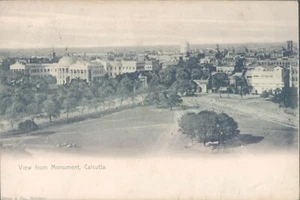 INDIA Calcutta view from monument 1900s PC - Picture 1 of 2