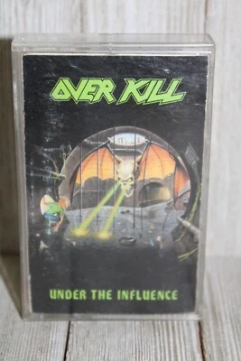 Overkill Under the Influence Thrash Speed Metal MegaForce Cassette Tape - Image 1 of 4