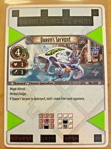 1x Queen's Servant EOJ SET1 #028 PS3 Eye Of Judgment Inglés Casi Nuevo/Desjugar Tarjeta R - Imagen 1 de 2