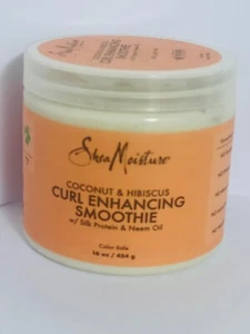 Shea Moisture Organic Coconut & Hibiscus Curl Enhancing Smoothie 16oz / 454g - Picture 1 of 2