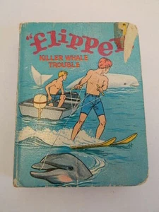 Vintage 1967 Flipper Killer Whale Trouble Book Whitman Publishing Co. - Picture 1 of 9