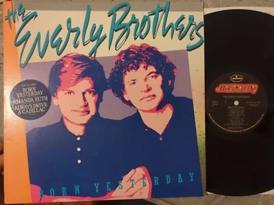DON EVERLY SIGNED EVERLY BROTHERS: BORN YESTERDAY Vinyl Record Album LP VG fr/sh - Image 1 of 4