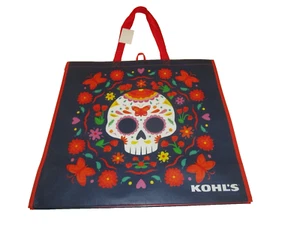 Bolsas de Mano Reutilizables HALLOWEEN 20" X 18" X 8" CALAVERA DE AZÚCAR [Kohl's] - Imagen 1 de 1