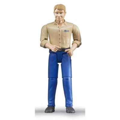 BRUDER® 60006 Figur MANn Helle Haut+Hose Blau - Bild 1 von 2