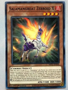 Yugioh 2021 Lata de Batallas Antiguas Salamangreat Zebroid X Casi Nuevo/Muy Nuevo - Imagen 1 de 1