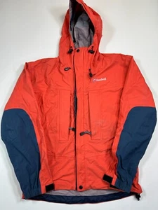 Cloudveil Jacket Womens Medium Red Full Zip Nylon Vented Windbreaker Hooded Logo - Picture 1 of 11