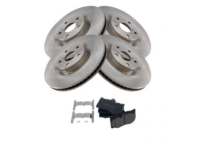 Kit de pastillas de freno delanteras y rotor TRQ 42HQ22J para Lexus IS300 2016-2019 Foto 1 de 1