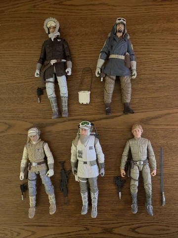 Star Wars Black Series 6" Inch Hoth Rebel-Han-Andor-Lukes Loose Figures CC Cover
