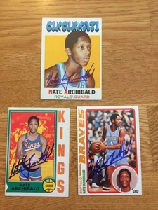 Buffalo Braves Nate Tiny Archibald signed Topps 1978-79 Topps Card - Picture 1 of 1