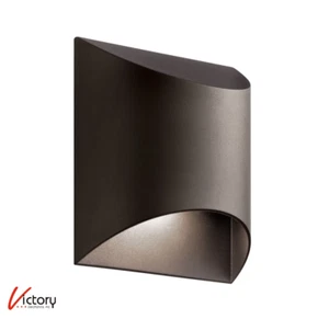 NEW Kichler Wesley 1 Light LED Wall Light | Textured Architectural Bronze 3000K - Picture 1 of 8